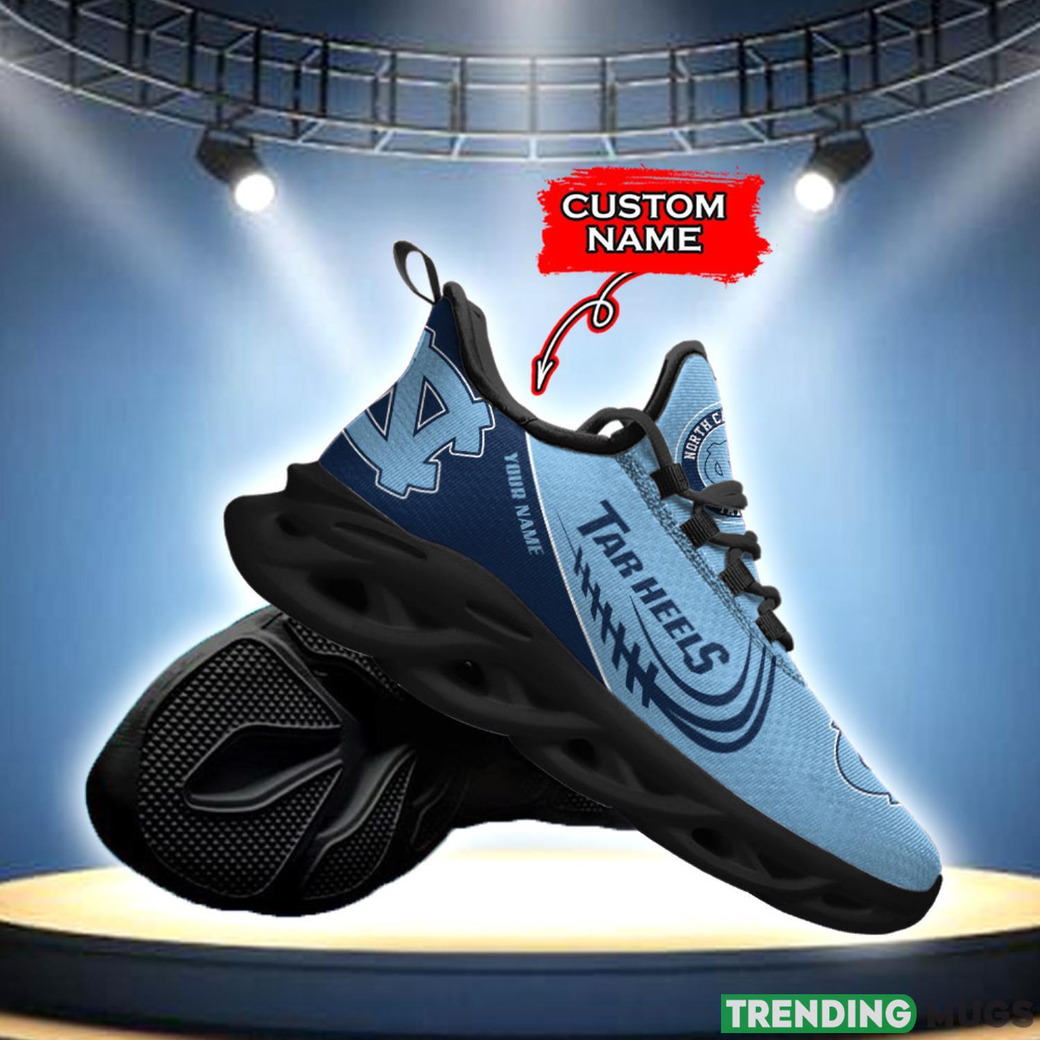 Running Sneakers North Carolina Tar Heels NCAA Max Soul Shoes Clunky Sneakers Custom Name Gift Max Soul Running Sneakers North Carolina Tar Heels NCAA Max Soul Shoes Clunky Sneakers Custom Name Gift Max Soul