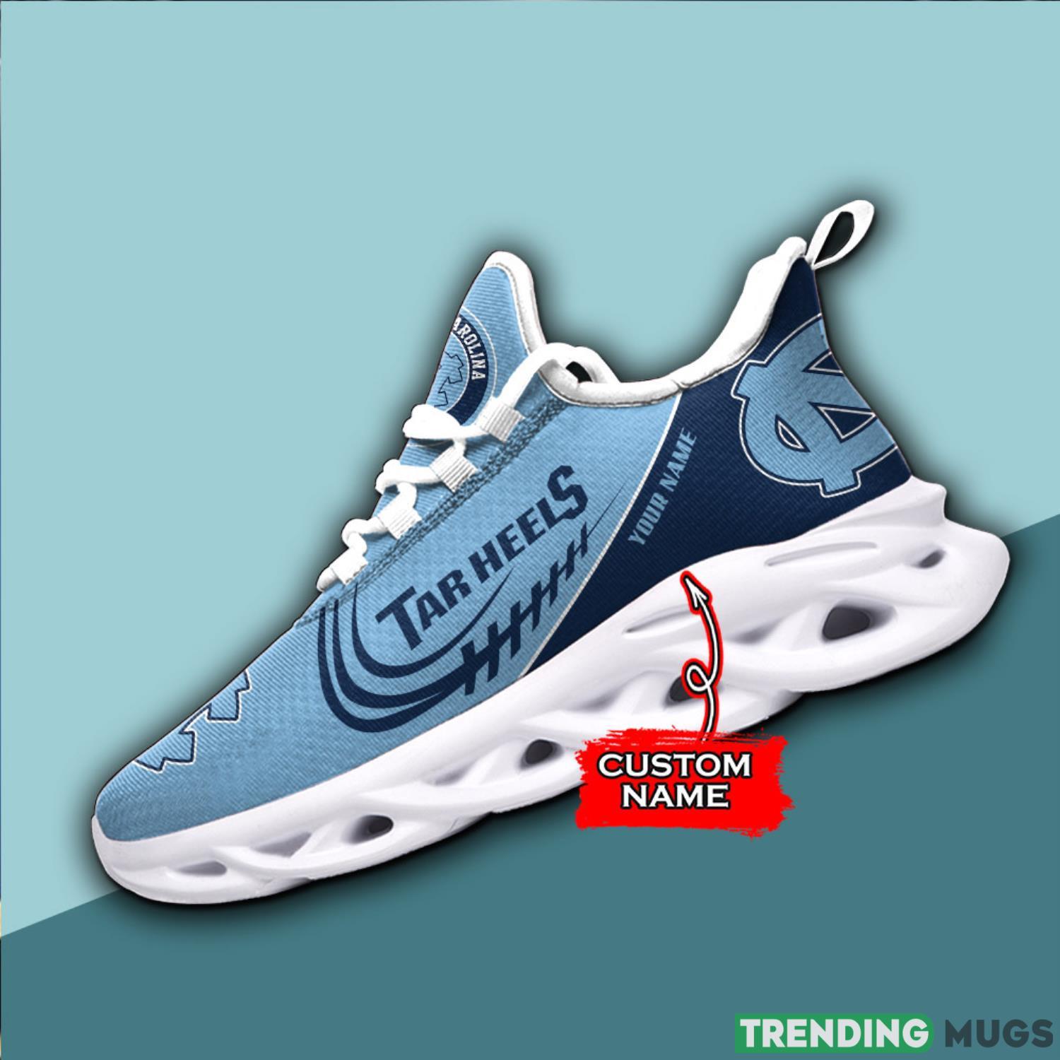 Running Sneakers North Carolina Tar Heels NCAA Max Soul Shoes Clunky Sneakers Custom Name Gift Product Photo 1 Running Sneakers North Carolina Tar Heels NCAA Max Soul Shoes Clunky Sneakers Custom Name Gift Product Photo 1
