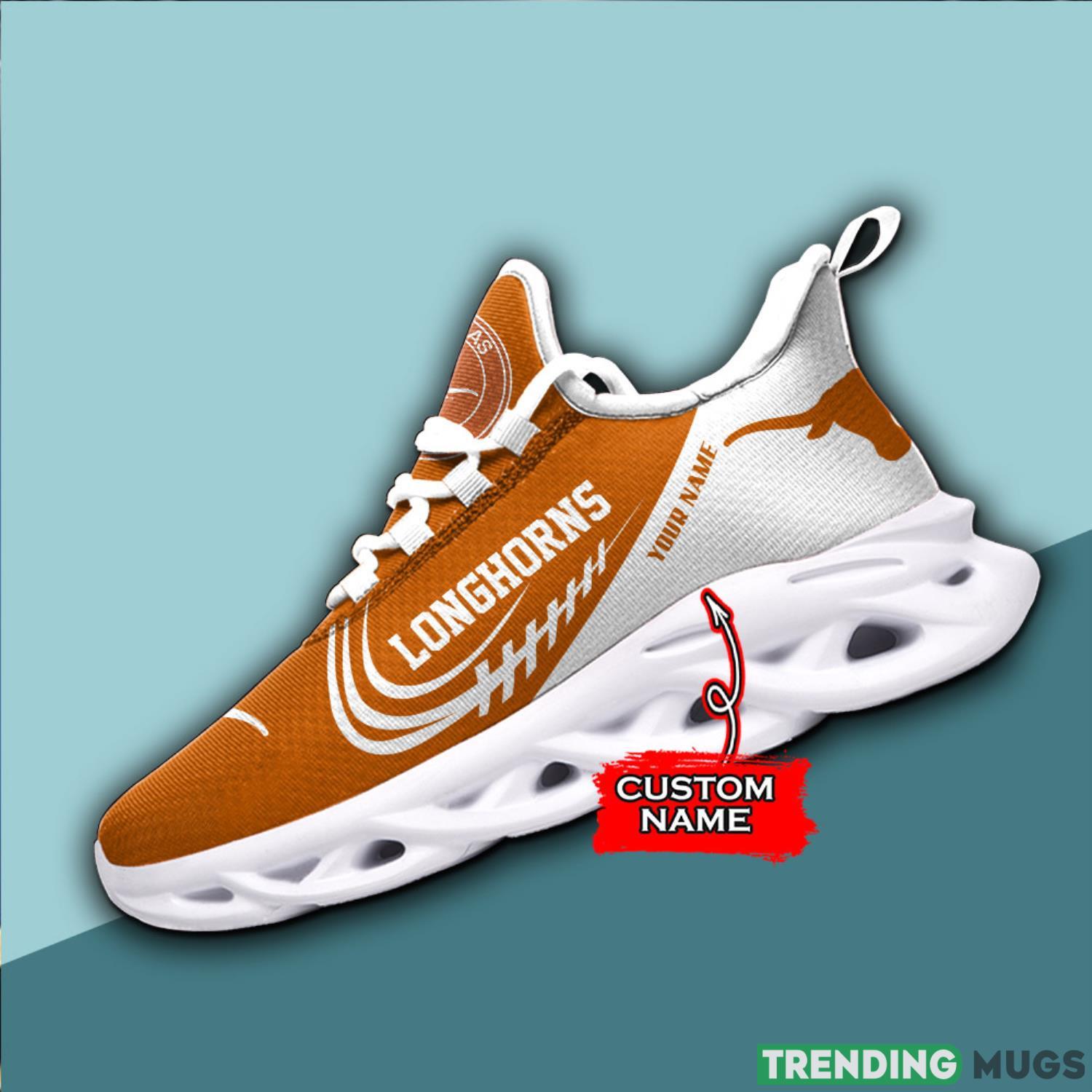 Running Sneakers Texas Longhorns NCAA Max Soul Shoes Clunky Sneakers Custom Name Gift Max Soul Running Sneakers Texas Longhorns NCAA Max Soul Shoes Clunky Sneakers Custom Name Gift Max Soul
