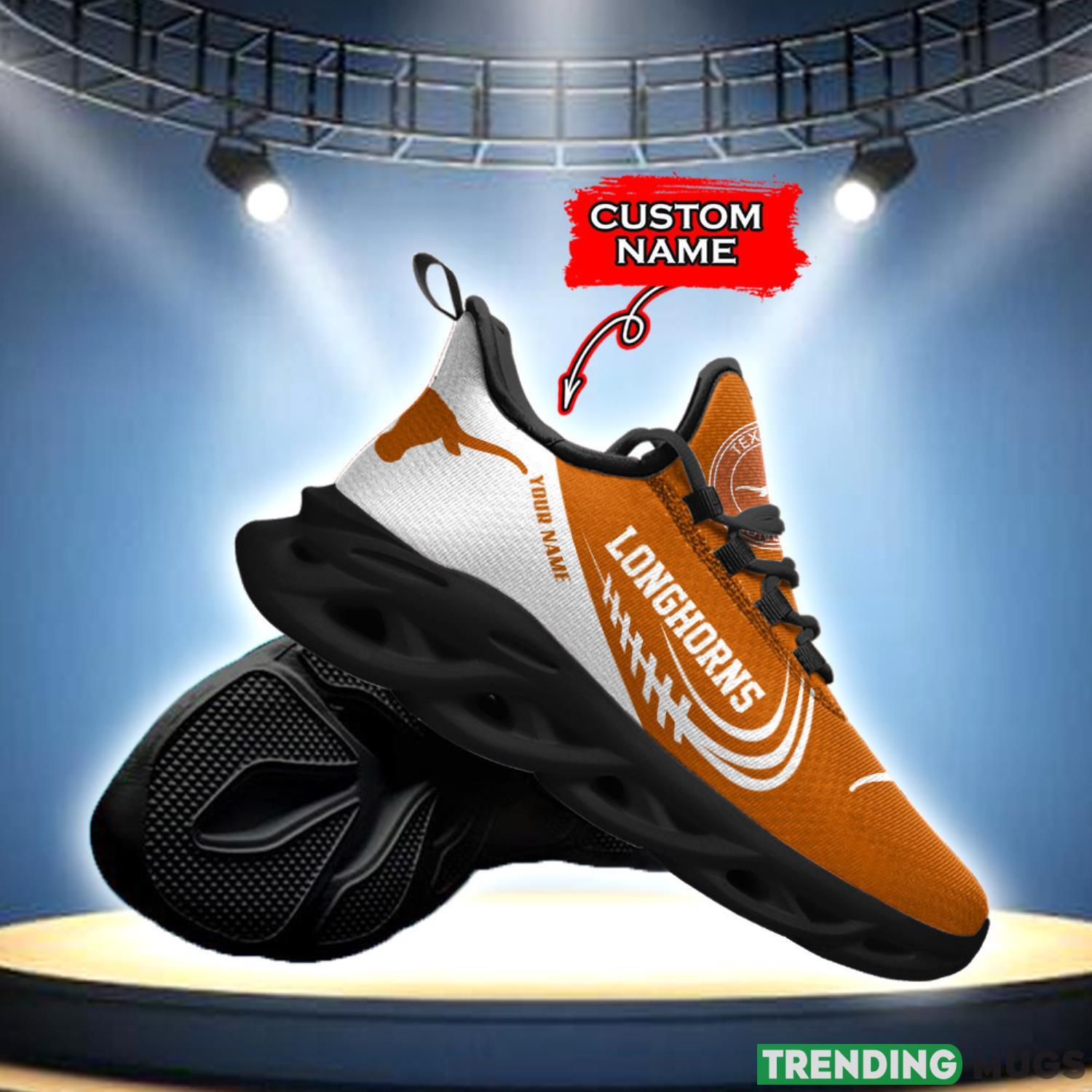 Running Sneakers Texas Longhorns NCAA Max Soul Shoes Clunky Sneakers Custom Name Gift Max Soul Running Sneakers Texas Longhorns NCAA Max Soul Shoes Clunky Sneakers Custom Name Gift Max Soul