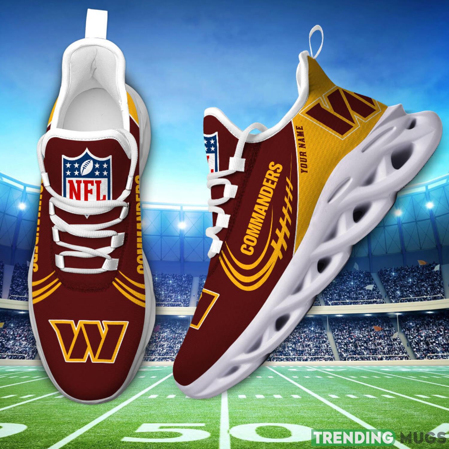 Running Sneakers Washington Redskins NFL Max Soul Shoes Clunky Sneakers Custom Name Gift Max Soul Running Sneakers Washington Redskins NFL Max Soul Shoes Clunky Sneakers Custom Name Gift Max Soul