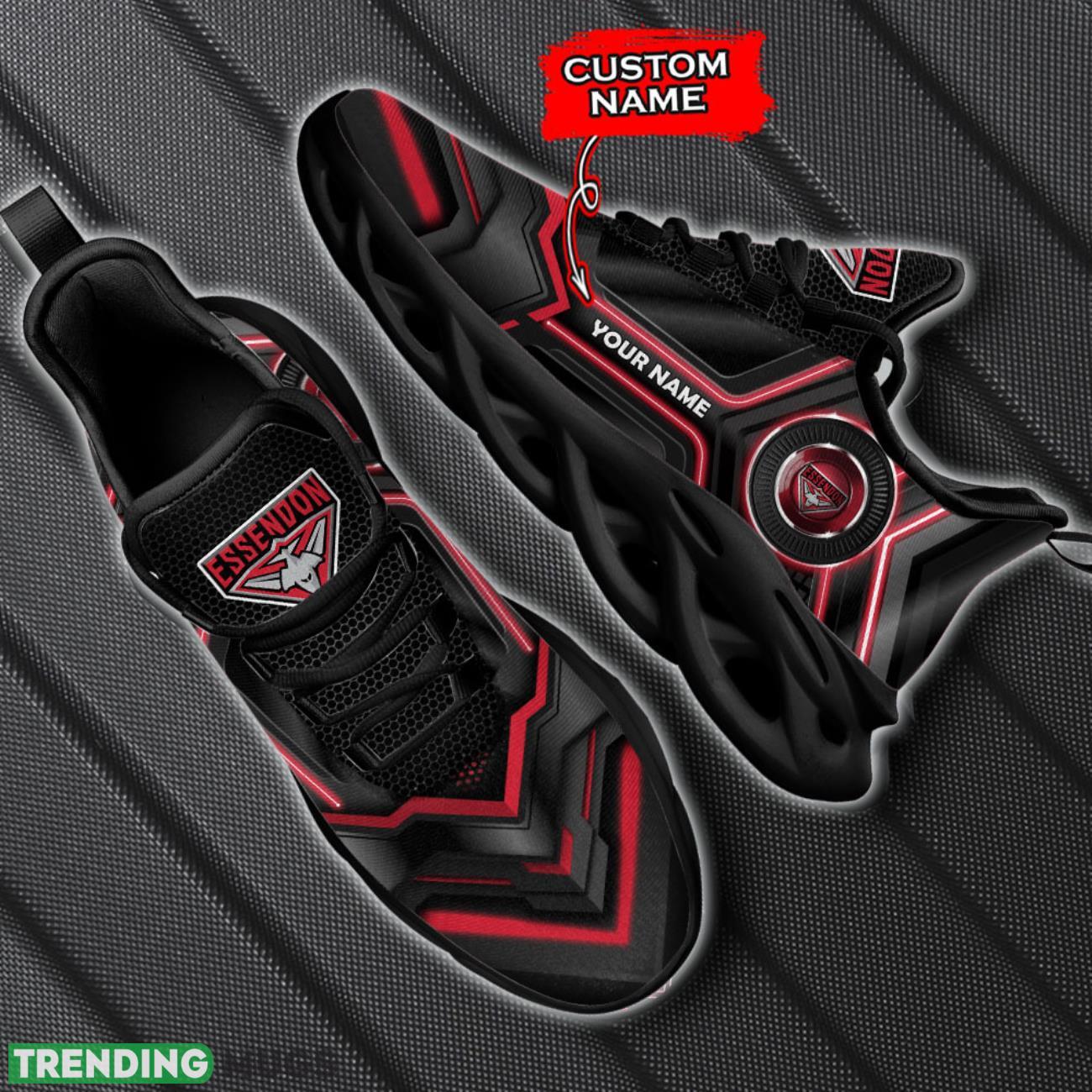 Ultra Sneakers Essendon Bombers AFL Max Soul Shoes Sneakers Custom Name Max Soul Ultra Sneakers Essendon Bombers AFL Max Soul Shoes Sneakers Custom Name Max Soul