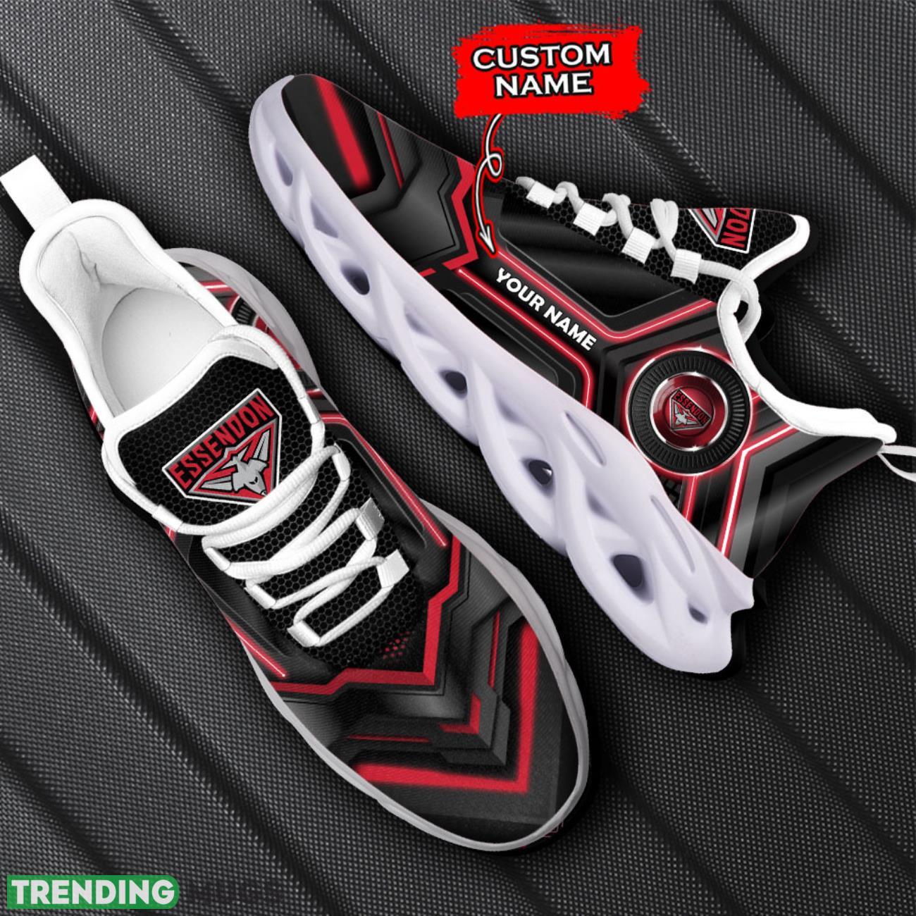 Ultra Sneakers Essendon Bombers AFL Max Soul Shoes Sneakers Custom Name Max Soul Ultra Sneakers Essendon Bombers AFL Max Soul Shoes Sneakers Custom Name Max Soul