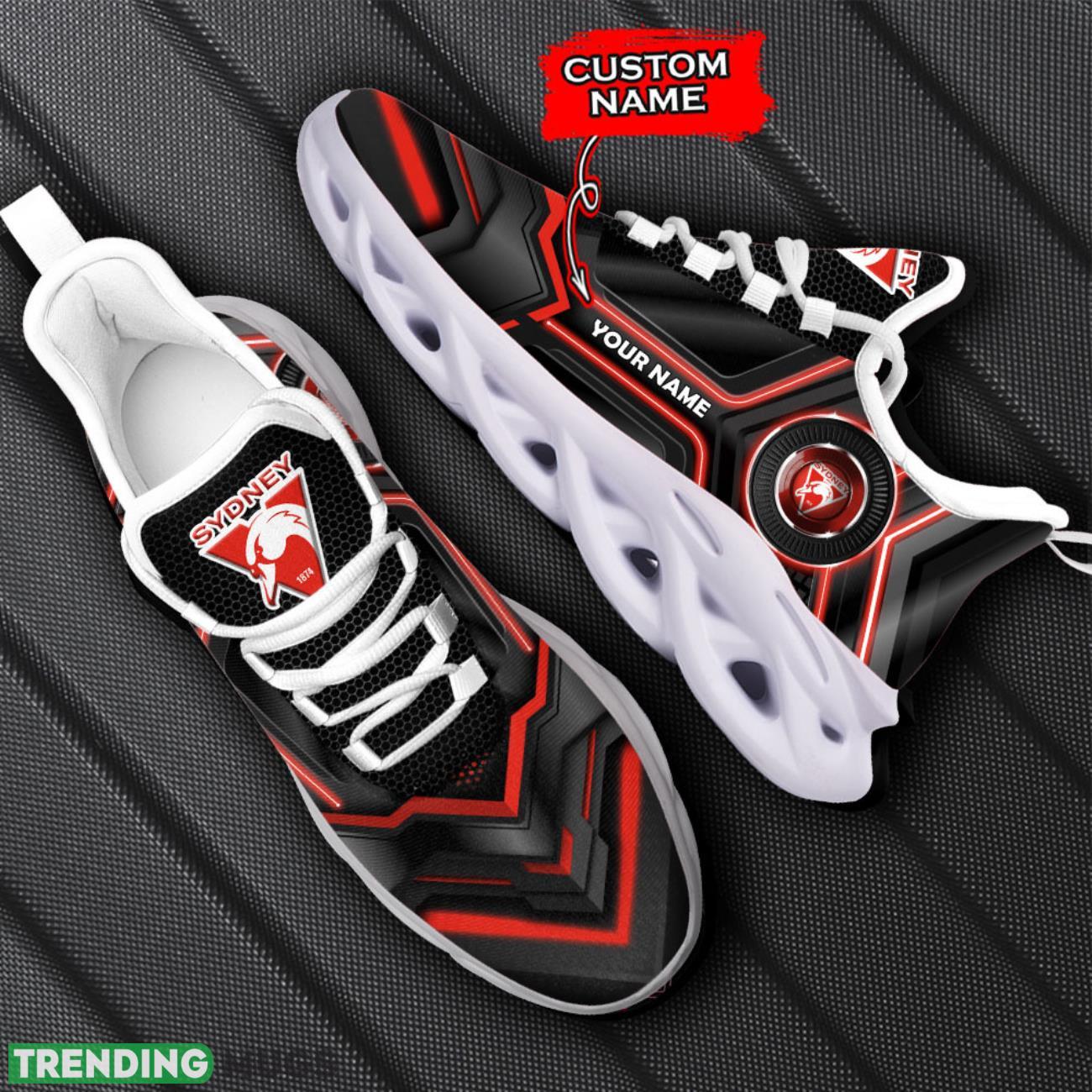 Ultra Sneakers Sydney Swans AFL Max Soul Shoes Sneakers Custom Name Max Soul Ultra Sneakers Sydney Swans AFL Max Soul Shoes Sneakers Custom Name Max Soul