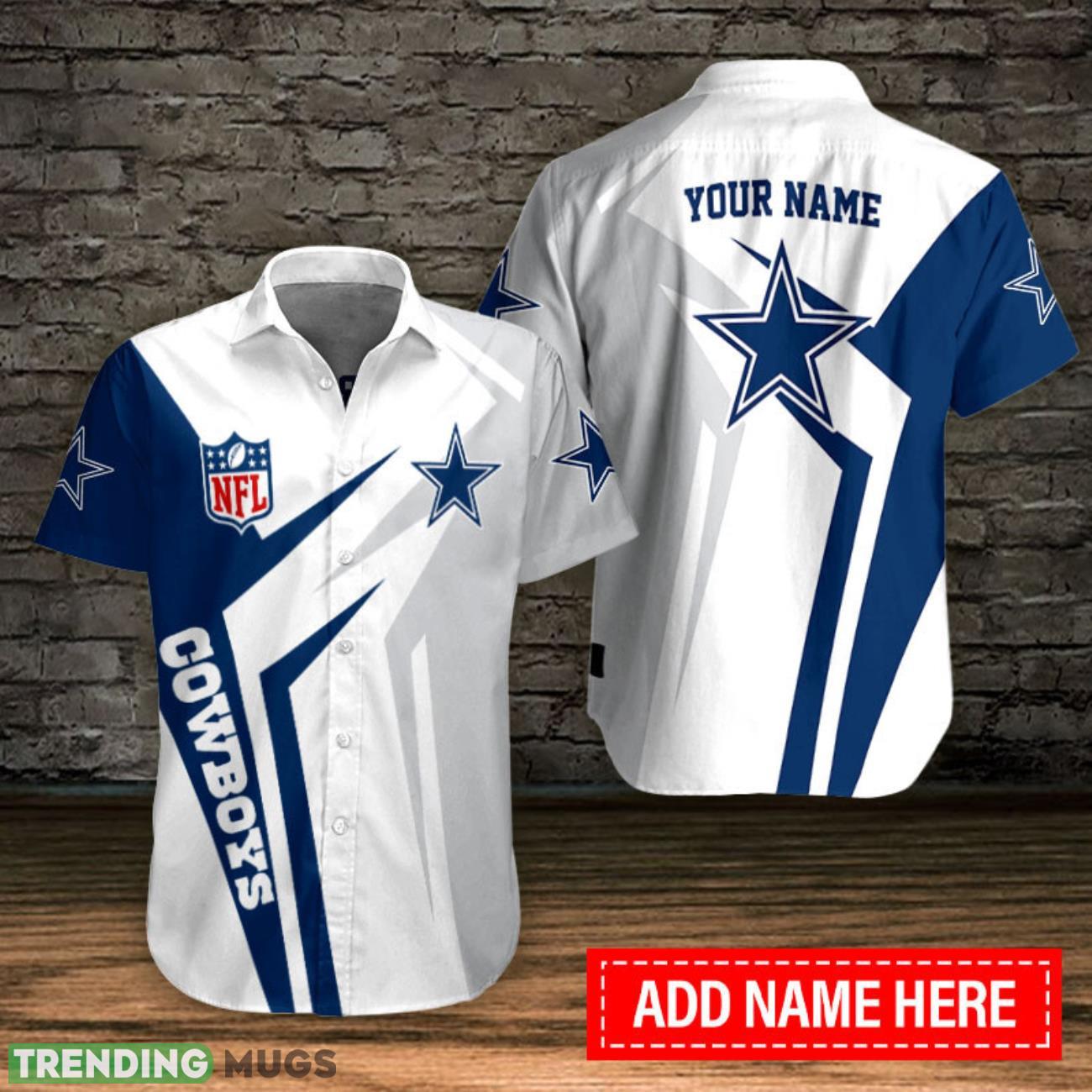 Gift For Fans Dallas Cowboys Personalized Name Hawaiian Button Shirt For Fans Product Photo 1 Gift For Fans Dallas Cowboys Personalized Name Hawaiian Button Shirt For Fans Product Photo 1