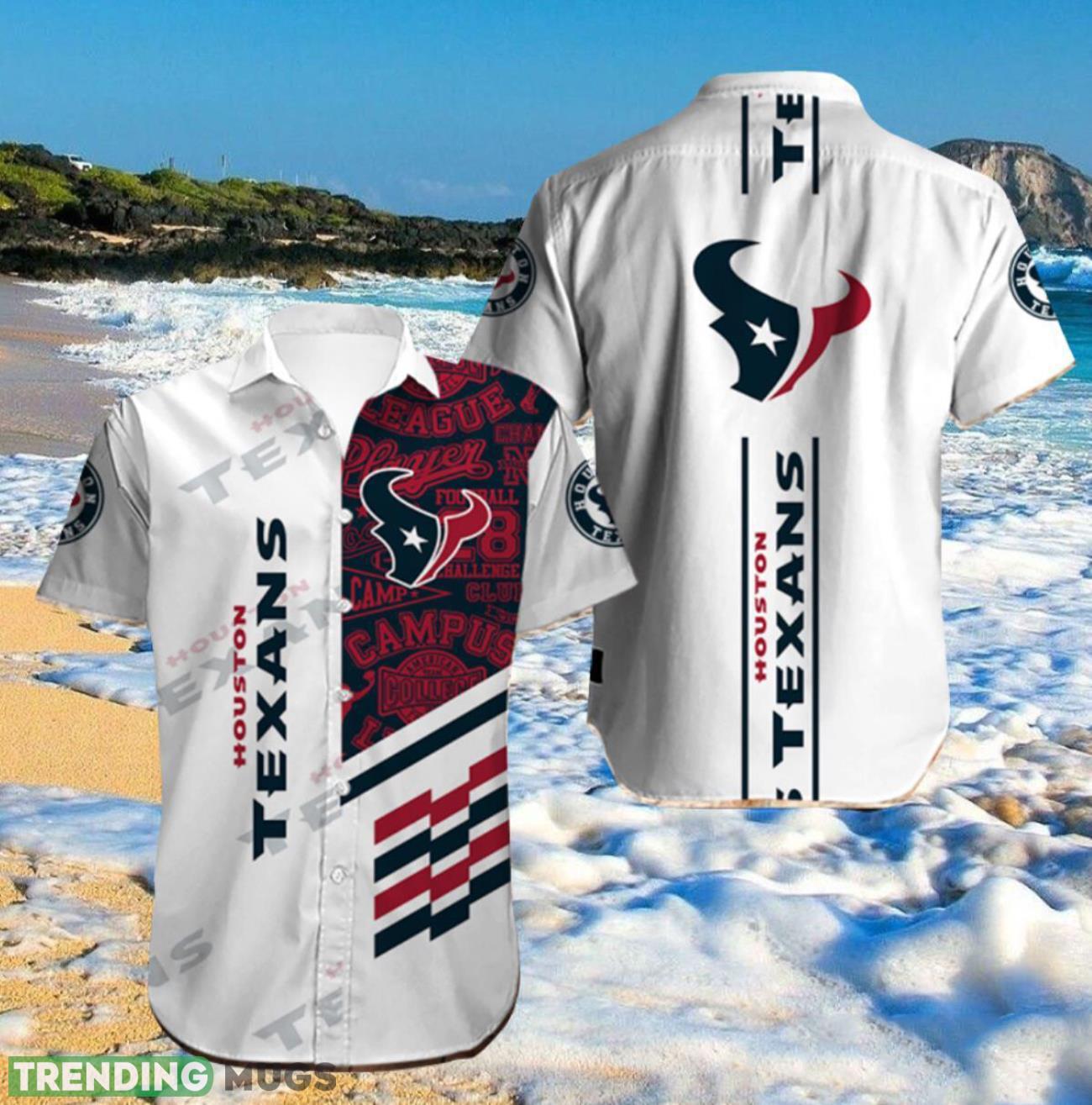 Houston Texans Button Shirt Team Shirt 3D Hawaii Shirt Product Photo 1 Houston Texans Button Shirt Team Shirt 3D Hawaii Shirt Product Photo 1