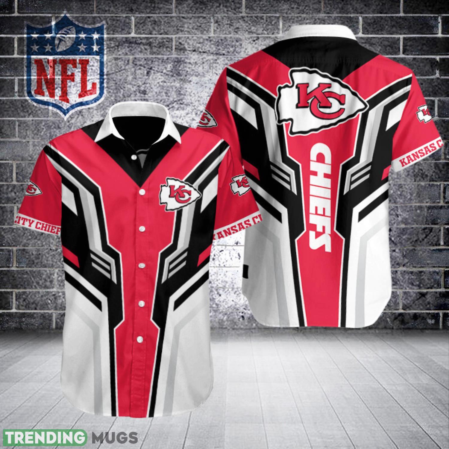 Kansas City Chiefs Hawaiian Shirt For Fans 3D Button Shirt Product Photo 1 Kansas City Chiefs Hawaiian Shirt For Fans 3D Button Shirt Product Photo 1