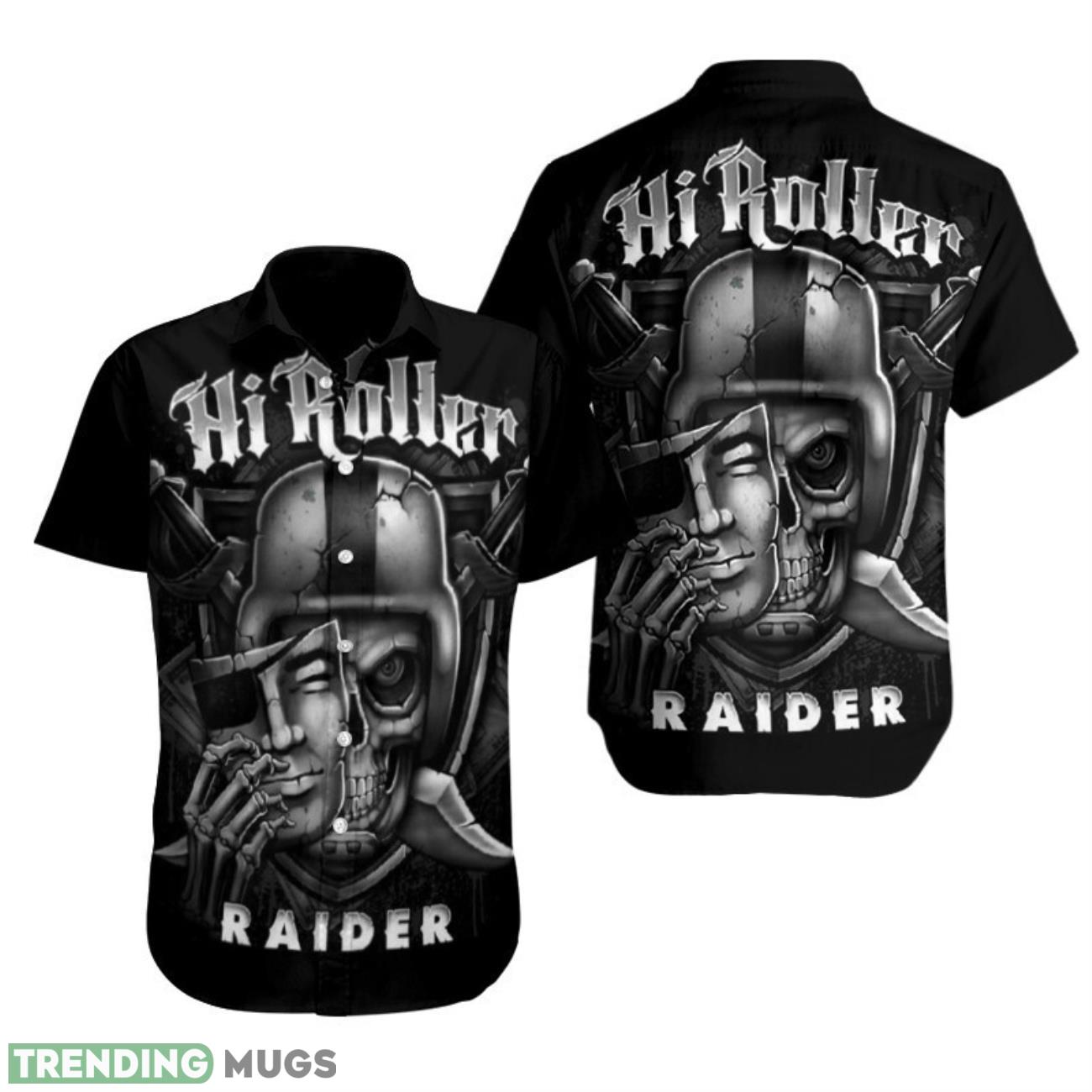 Las Vegas Raiders Button Shirt Team Shirt 3D Hawaii Shirt Hi Raider Shirt Product Photo 1