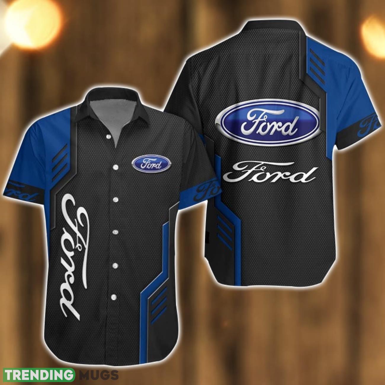 Ford Logo Car Hawaiian Shirt Gift Ideas Product Photo 1 Ford Logo Car Hawaiian Shirt Gift Ideas Product Photo 1