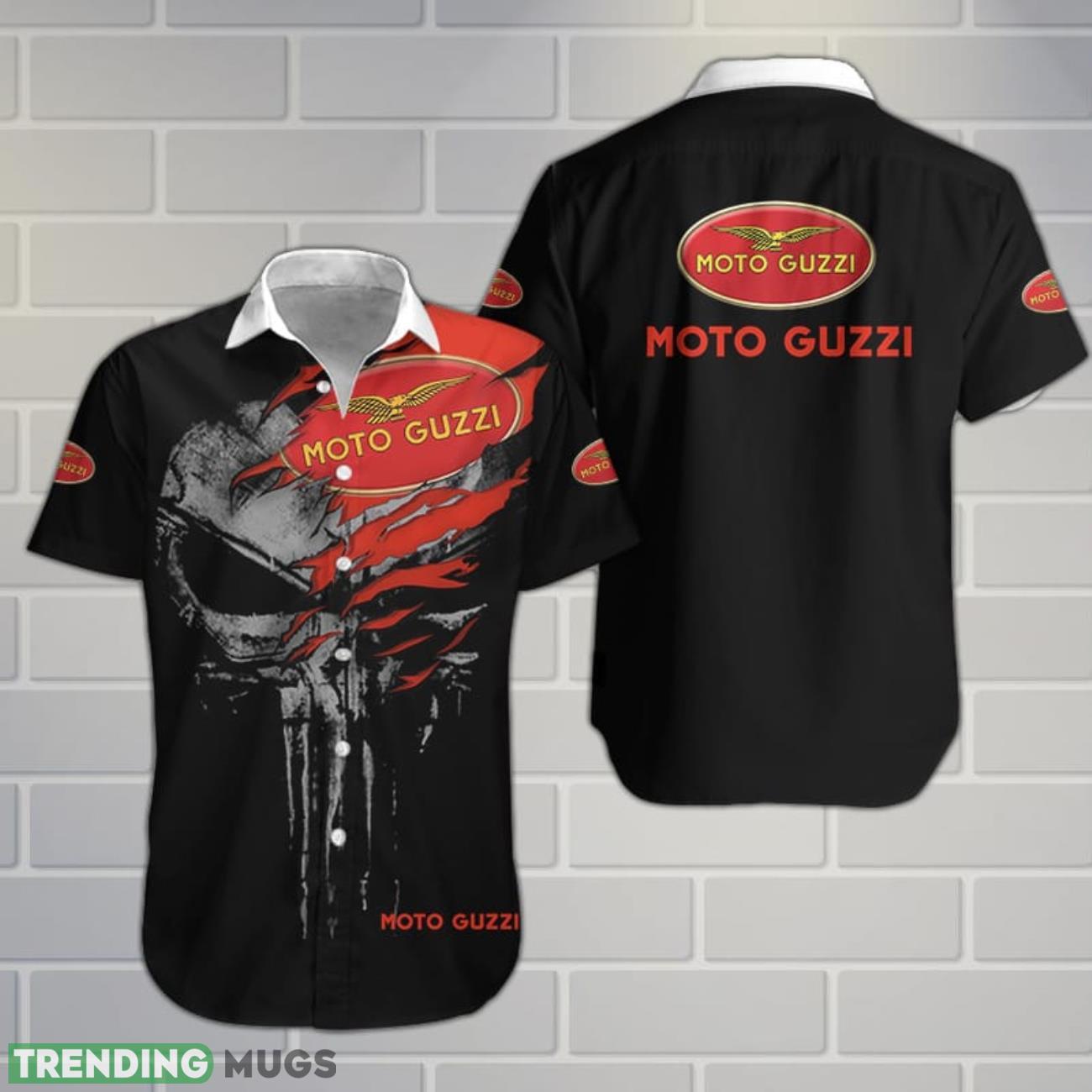 Moto Guzzi 3D Hawaiian Shirt Halloween Gift For Men And Women Product Photo 1