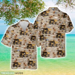 Caterpillar 797F Mining Dump Truck 3D Printed Aloha Hawaiian Shirt Product Photo 1