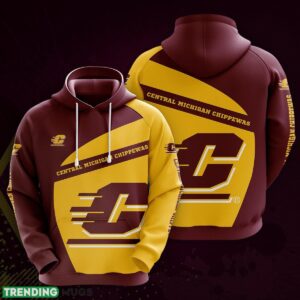Central Michigan Chippewas 3D Hoodie For Fans New Trending All OVer Print - Central Michigan Chippewas 3D Hoodie For Fans New Trending All OVer Print