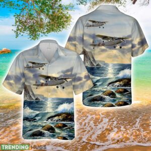 Cessna L-19 Bird Dog AOP Hawaiian Shirt Product Photo 1