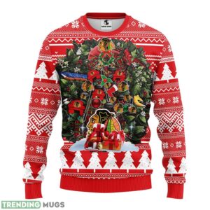 Chicago Blackhawks Tree Ball Christmas Red Ugly Sweater 3D Christmas Sweater For Men Women Christmas Gift For Sport Team Product Photo 1