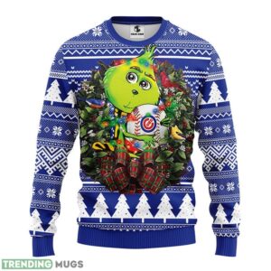 Chicago Cubs Grinch Hug Christmas Ugly Sweater 3D Christmas Sweater For Men Women Christmas Gift For Sport Team Product Photo 1