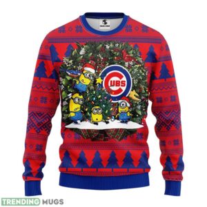 Chicago Cubs Minion Christmas Ugly Sweater 3D Christmas Sweater For Men Women Christmas Gift For Sport Team Product Photo 1