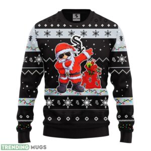 Chicago White Sox Dabbing Santa Claus Christmas Ugly Sweater 3D Christmas Sweater For Men Women Christmas Gift For Sport Team Product Photo 1