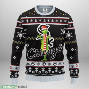 Chicago White Sox Funny Grinch Christmas Ugly Sweater 3D Christmas Sweater For Men Women Christmas Gift For Sport Team Product Photo 1