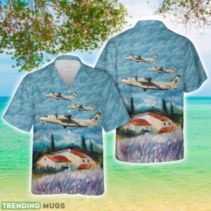 Cirrus Airlines Dornier C-146A Wolfhound (328-110) AOP Hawaiian Shirt Product Photo 1