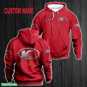 Custom Name Kymco Motorcycles 3D Hoodie Red All OVer Print For Men Women Gift Christmas 2024 - Custom Name Kymco Motorcycles 3D Hoodie Red All OVer Print For Men Gift Christmas 2024