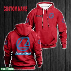 Custom Name Landini 3D Hoodie Red All OVer Print For Men Women Gift Christmas 2024 - Custom Name Landini 3D Hoodie Red All OVer Print For Men Gift Christmas 2024