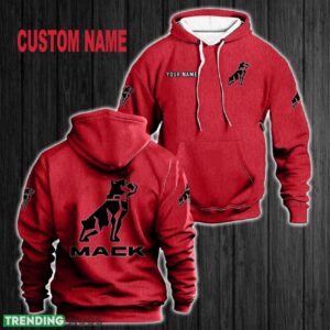Custom Name Mack 3D Hoodie Red All OVer Print For Men Women Gift Christmas 2024 - Custom Name Mack 3D Hoodie Red All OVer Print For Men Gift Christmas 2024