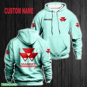Custom Name Massey Ferguson 3D Hoodie All OVer Print For Men Women Gift Christmas 2024 - Custom Name Massey Ferguson 3D Hoodie Red All OVer Print For Men Gift Christmas 2024
