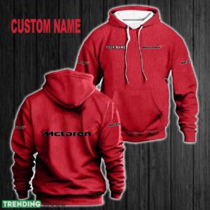 Custom Name McLaren 3D Hoodie Red All OVer Print For Men Women Gift Christmas 2024 - Custom Name McLaren 3D Hoodie Red All OVer Print For Men Gift Christmas 2024