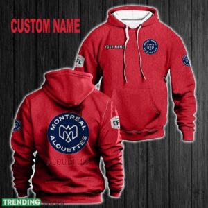 Custom Name Montreal Alouettes 3D Hoodie Red All OVer Print For Men Women Gift Christmas 2024 - Custom Name Montreal Alouettes 3D Hoodie Red All OVer Print For Men Gift Christmas 2024