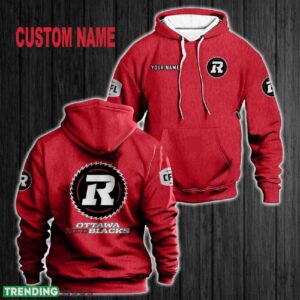 Custom Name Ottawa Redblacks 3D Hoodie Red All OVer Print For Men Women Gift Christmas 2024 - Custom Name Ottawa Redblacks 3D Hoodie Red All OVer Print For Men Gift Christmas 2024