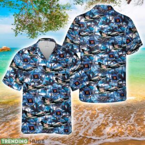 Custom Name Puerto Rico Air National Guard A-7D Corsair II 198th Airlift Squadron Hawaiian Shirt Beach Holiday Product Photo 1