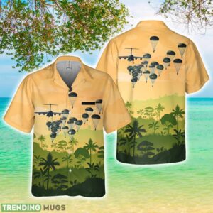 Custom Name US Army Paratroopers With The 82nd Airborne Division Parachute Pocket Tropical Hawaiian Shirt Aloha Summer Shirt Hawaiian Shirt
