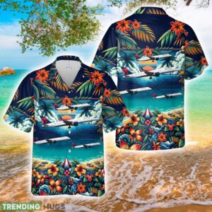 Delta Air Lines Boeing 757 232 Hawaiian Shirt Cute Summer Gift Hawaiian Shirt