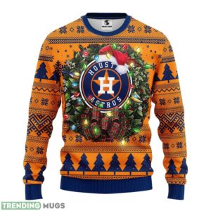 Houston Astros Christmas Ugly Sweater 3D Christmas Sweater For Men Women Product Photo 1