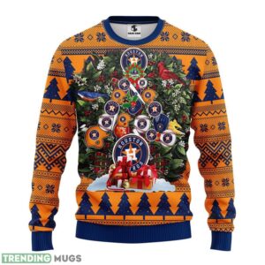 Houston Astros Tree Ugly Christmas Sweater Holiday Gift For Sport Fans Product Photo 1