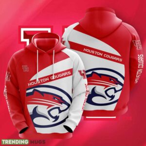 Houston Cougars 3D Hoodie For Fans New Trending All OVer Print - Houston Cougars 3D Hoodie For Fans New Trending All OVer Print