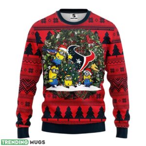 Houston Texans Minion Ugly Christmas Sweater Special Christmas Gift Product Photo 1
