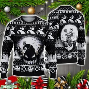 Jack Skellington And Sally Nightmare Ugly Sweater Christmas Holiday Gift 3D Sweater