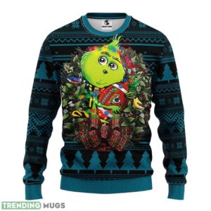 Jacksonville Jaguars Grinch Hug Ugly Christmas Sweater Special Christmas Gift Product Photo 1