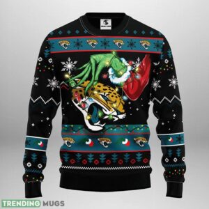 Jacksonville Jaguars Grinch Ugly Christmas Sweater Special Christmas Gift Product Photo 1
