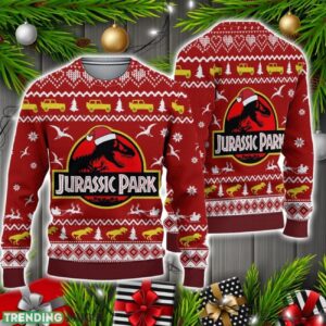Jurassic Park Christmas Ugly Sweater Christmas Holiday Gift 3D Sweater