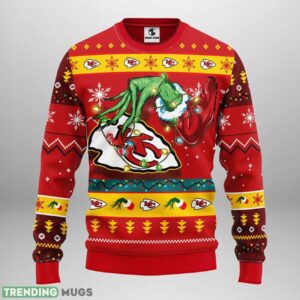 Kansas City Chiefs Grinch Ugly Christmas Sweater Special Christmas Gift 3D Sweater