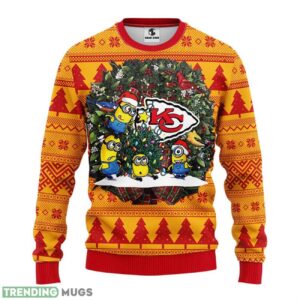 Kansas City Chiefs Minion Ugly Christmas Sweater Special Christmas Gift 3D Sweater
