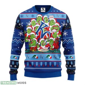 Kansas City Royals 12 Grinch Xmas Day Ugly Christmas Sweater Special Christmas Gift 3D Sweater