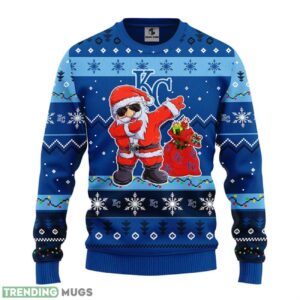 Kansas City Royals Dabbing Santa Claus Ugly Christmas Sweater Special Christmas Gift Product Photo 1