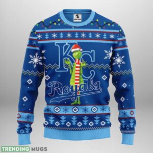 Kansas City Royals Funny Grinch Ugly Christmas Sweater Special Christmas Gift 3D Sweater Kansas City Royals Funny Grinch Ugly Christmas Sweater Special Christmas Gift 3D Sweater