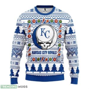 Kansas City Royals Grateful Dead Ugly Christmas Sweater men women Christmas Gift 3D Sweater Kansas City Royals Grateful Dead Ugly Christmas Sweater men women Christmas Gift 3D Sweater