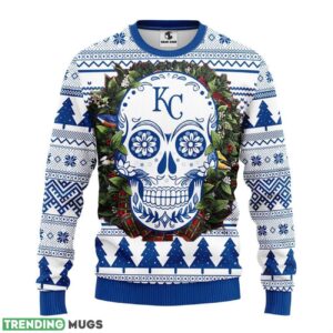 Kansas City Royals Skull Flower Ugly Ugly Christmas Sweater Special Christmas Gift 3D Sweater