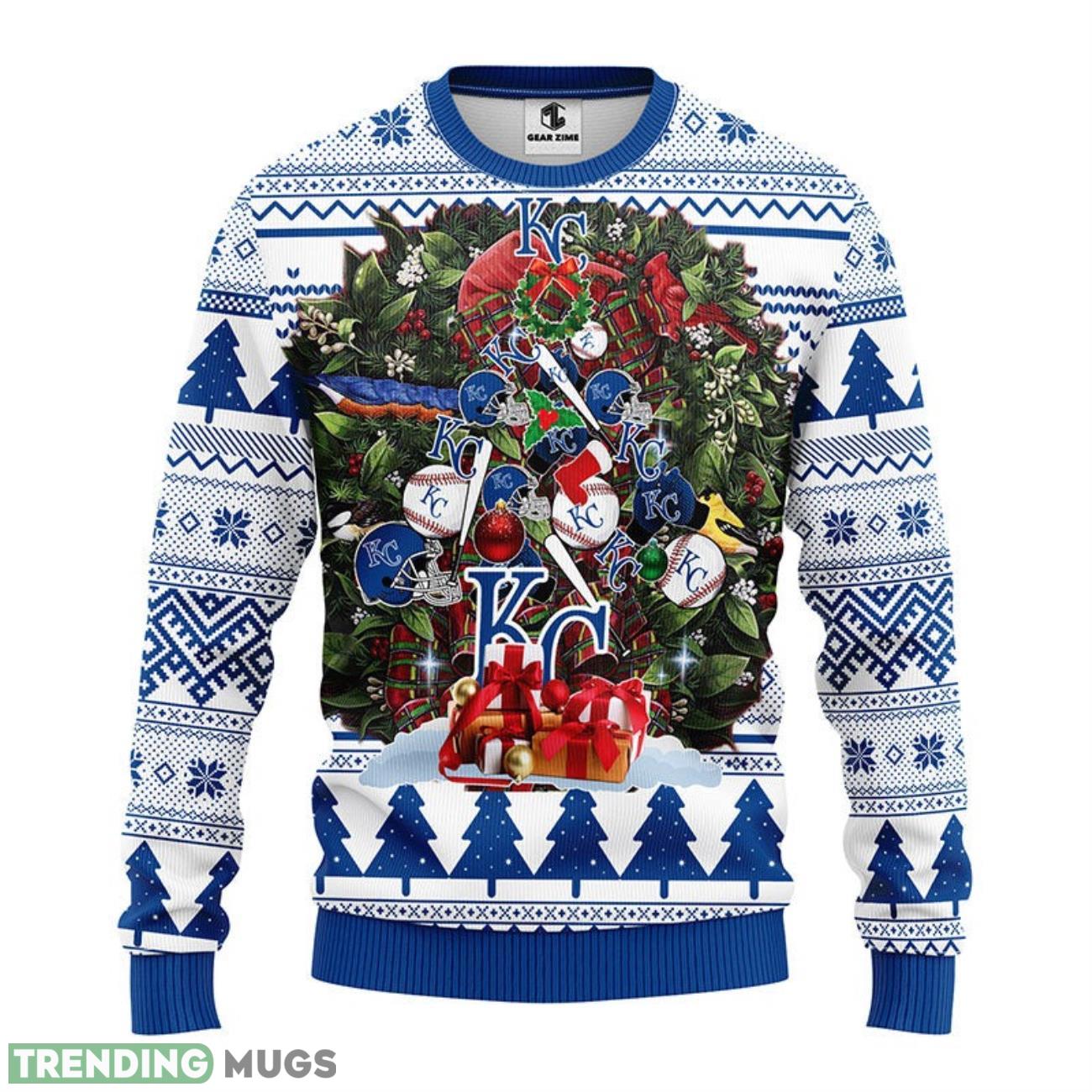 Kansas City Royals Tree Ugly Christmas Sweater men women Christmas Gift 3D Sweater Kansas City Royals Tree Ugly Christmas Sweater men women Christmas Gift 3D Sweater