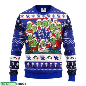 Kentucky Wildcats 12 Grinch Xmas Day Ugly Christmas Sweater Special Christmas Gift 3D Sweater